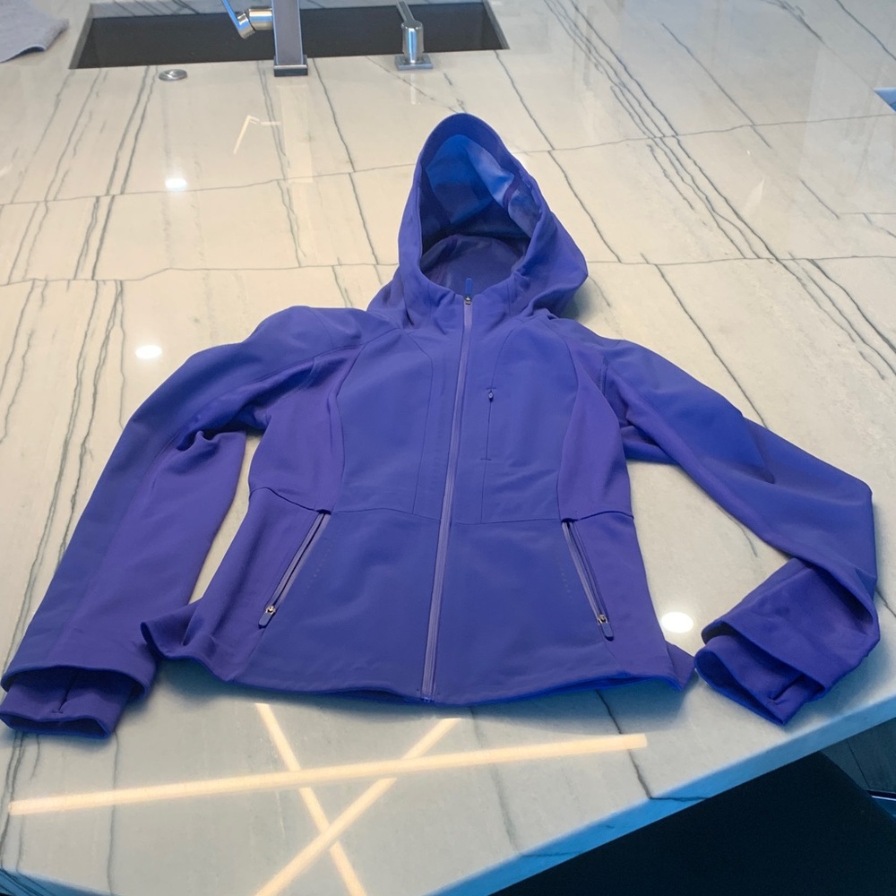 lululemon athletica Vibrant Blue/Purple Hooded Ski Jacket